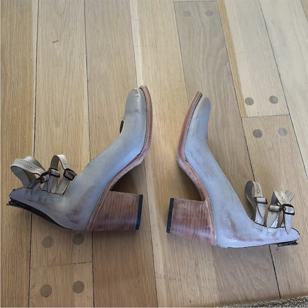 NEW FREEBIRD Randy Ice Ankle Strap Shoes Heels in size 11 - Picture 5 of 11